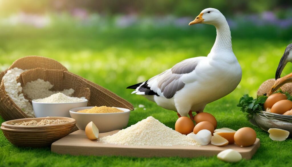 Calcium Needs for Domestic Geese