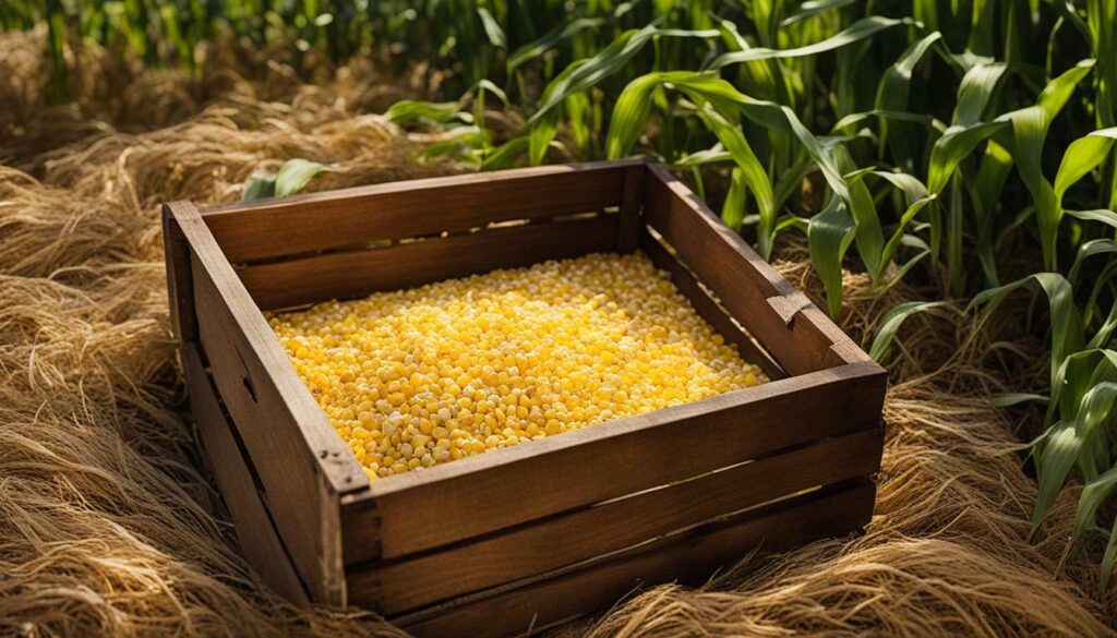 Cracked corn