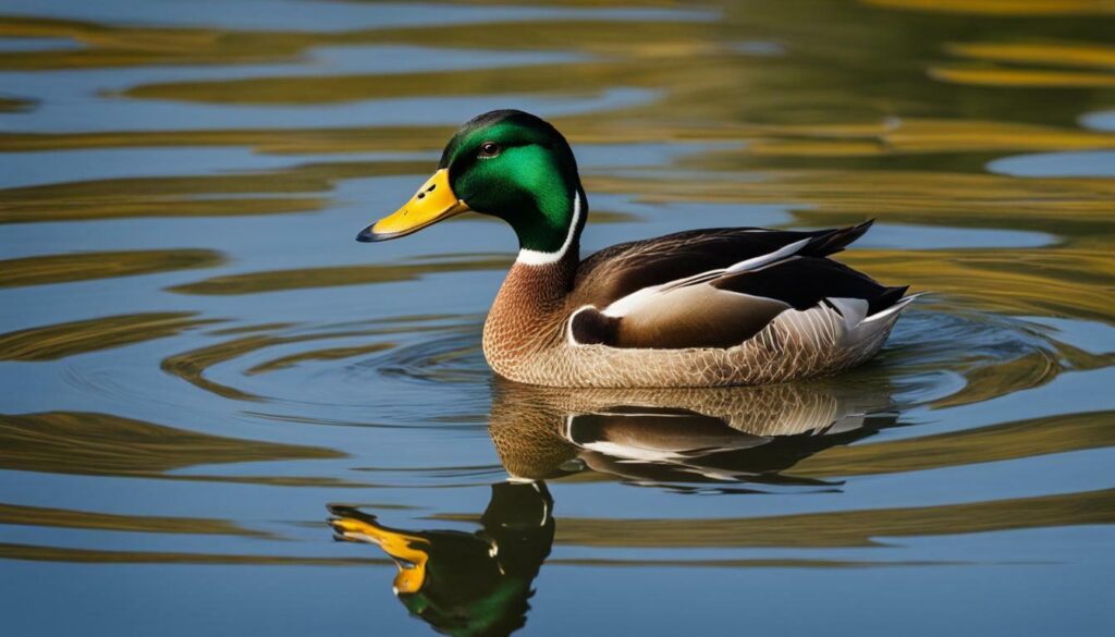 Duck in water