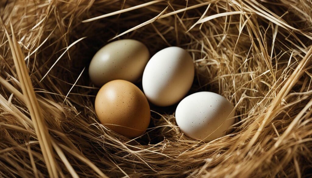 Khaki Campbell eggs
