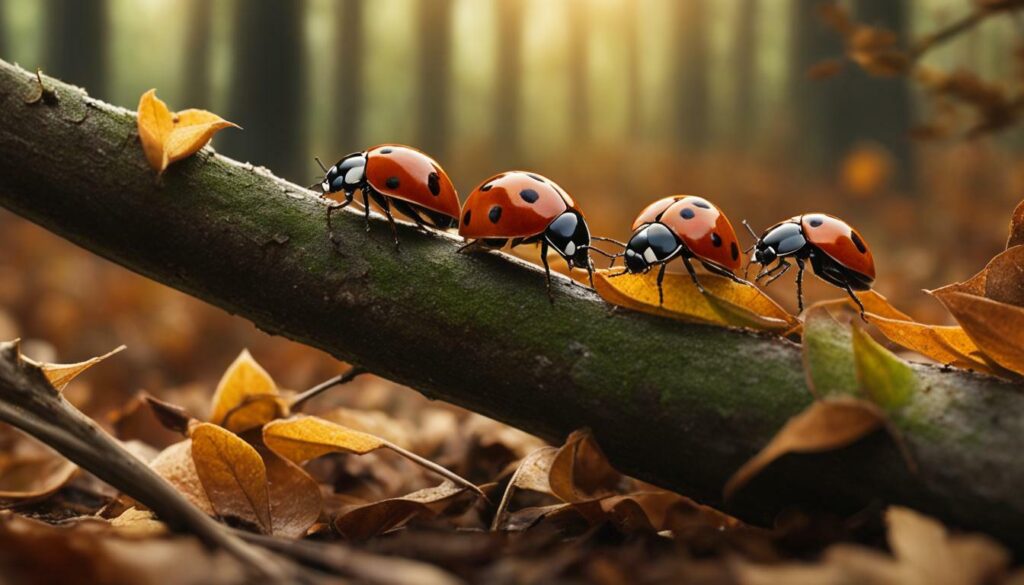 behavior and habitat of brown ladybugs