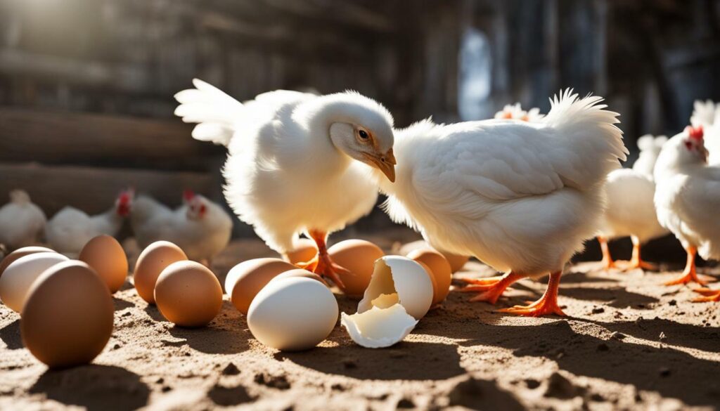 can chickens eat eggs