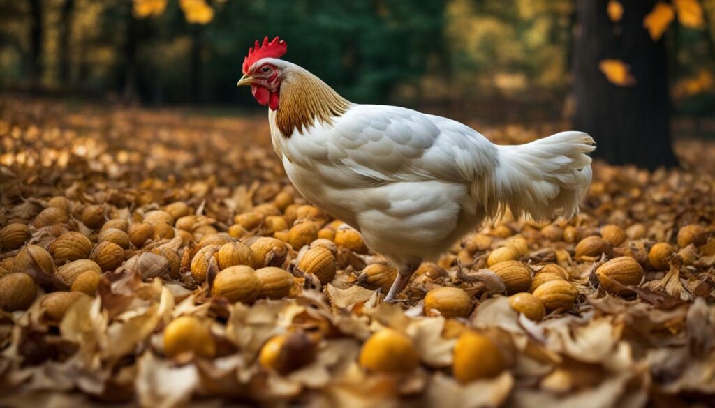 can chickens eat walnuts