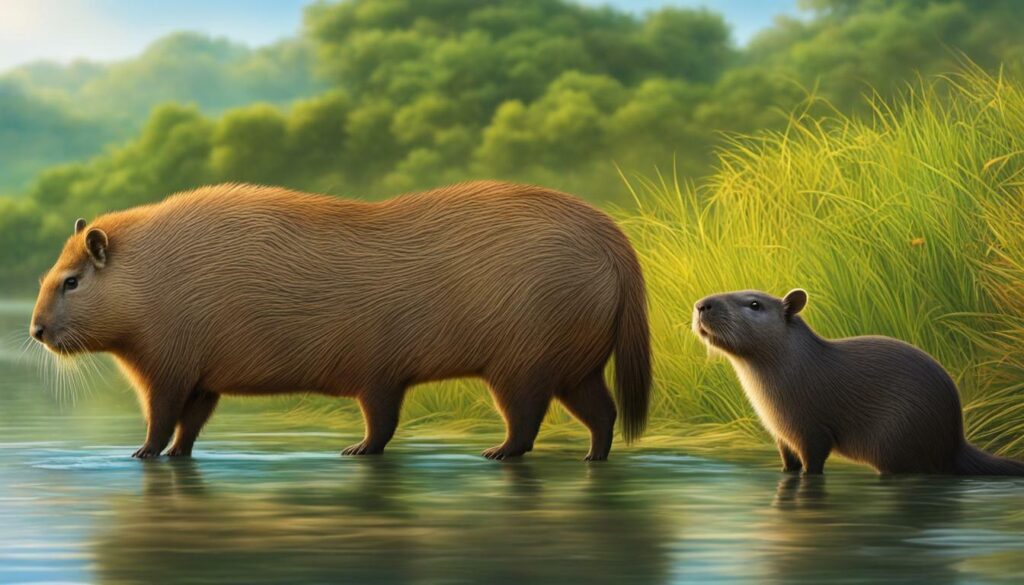 capybara and nutria