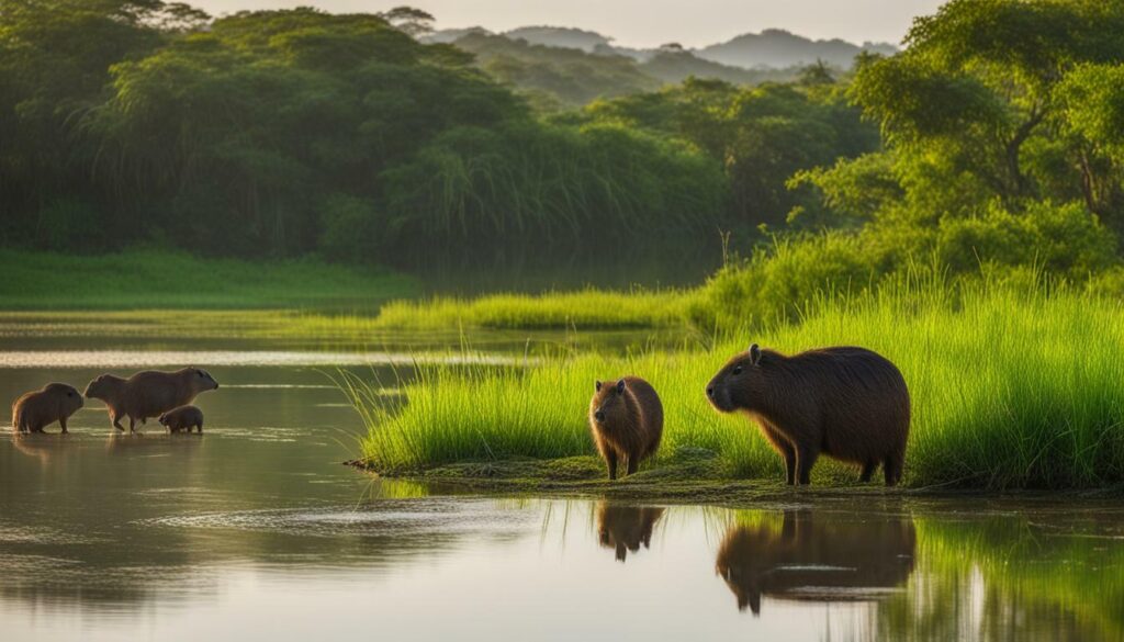 capybara vs nutria habitat and distribution