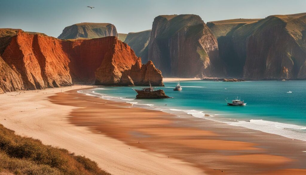 coastal landscape of Algeria