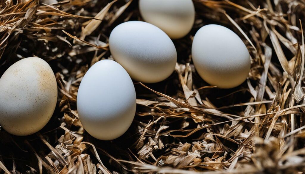 dead duck eggs