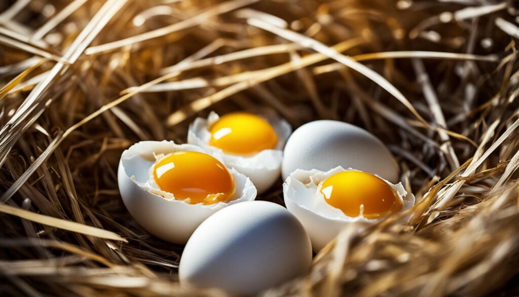 duck eggs