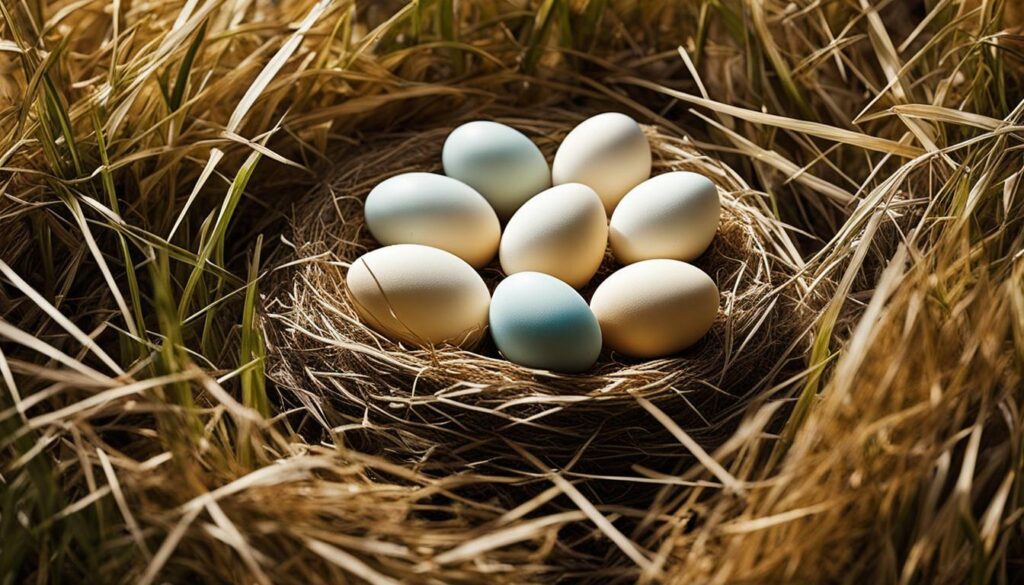 duck eggs