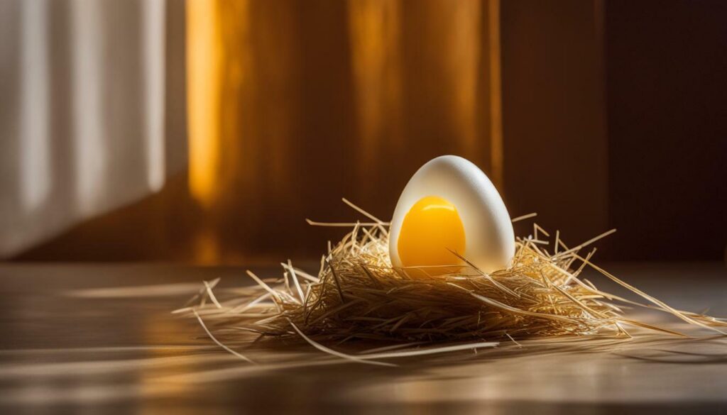 duckling in egg