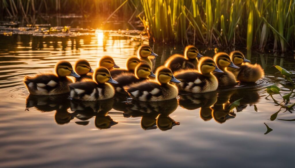 ducklings communicating