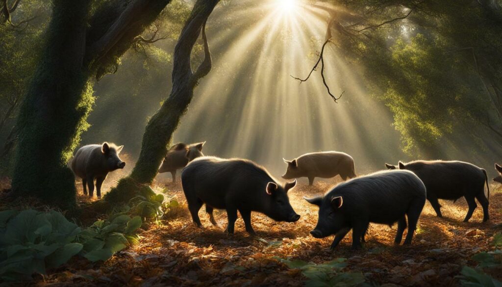 feral pigs