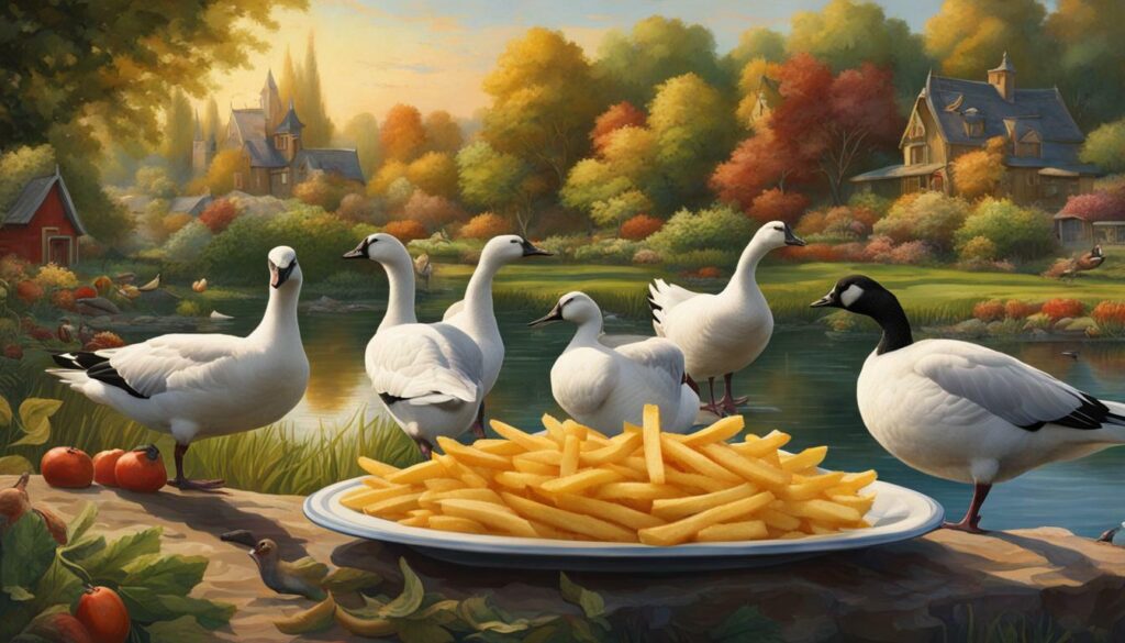 goose diet
