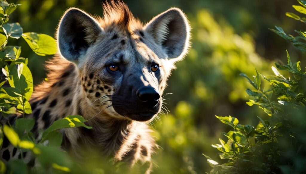 hyena in the wild