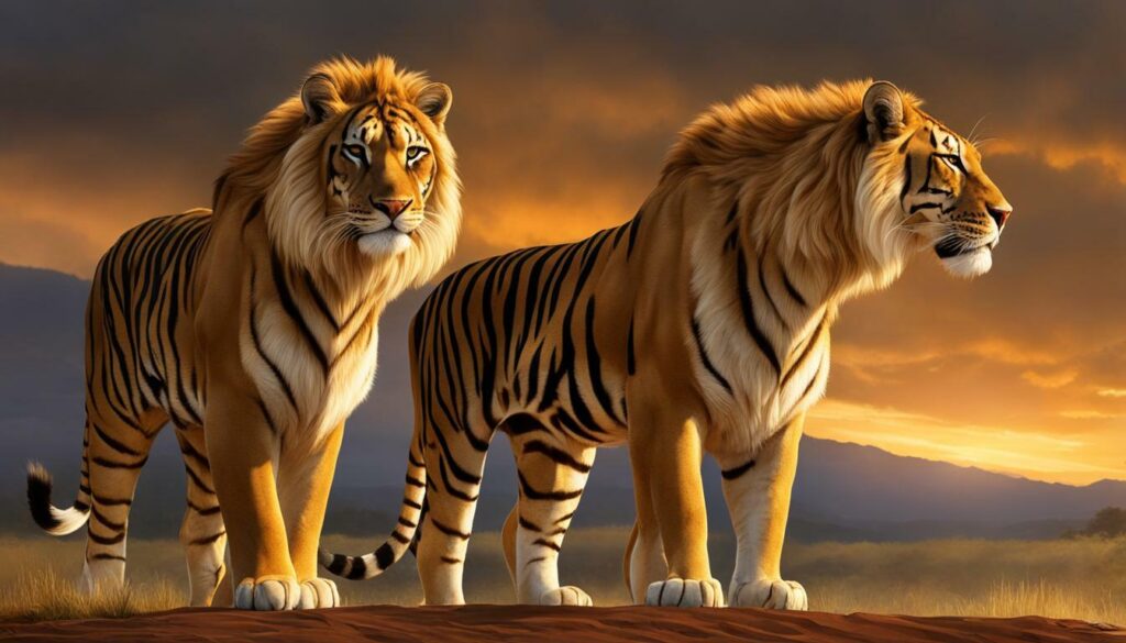 ligers and tigons