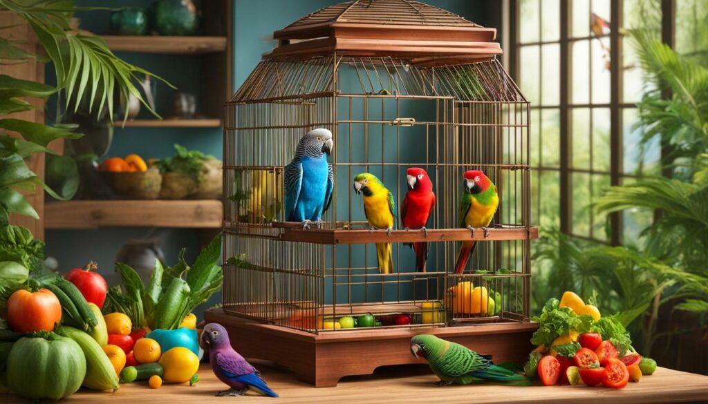 parakeet cage