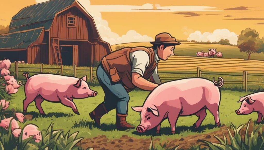 pigs and humans