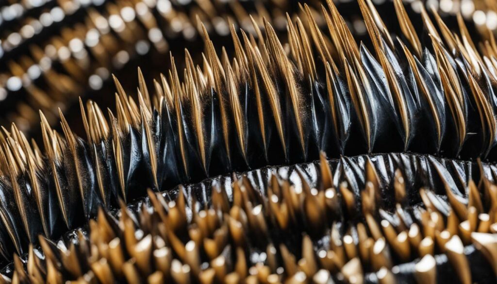 porcupine teeth