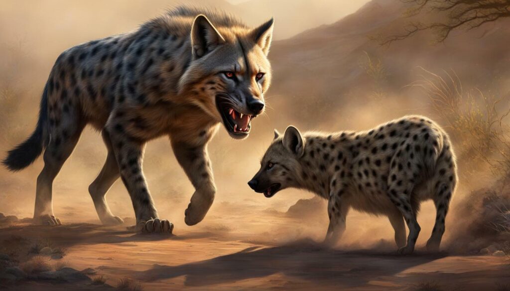 wildcat vs hyena